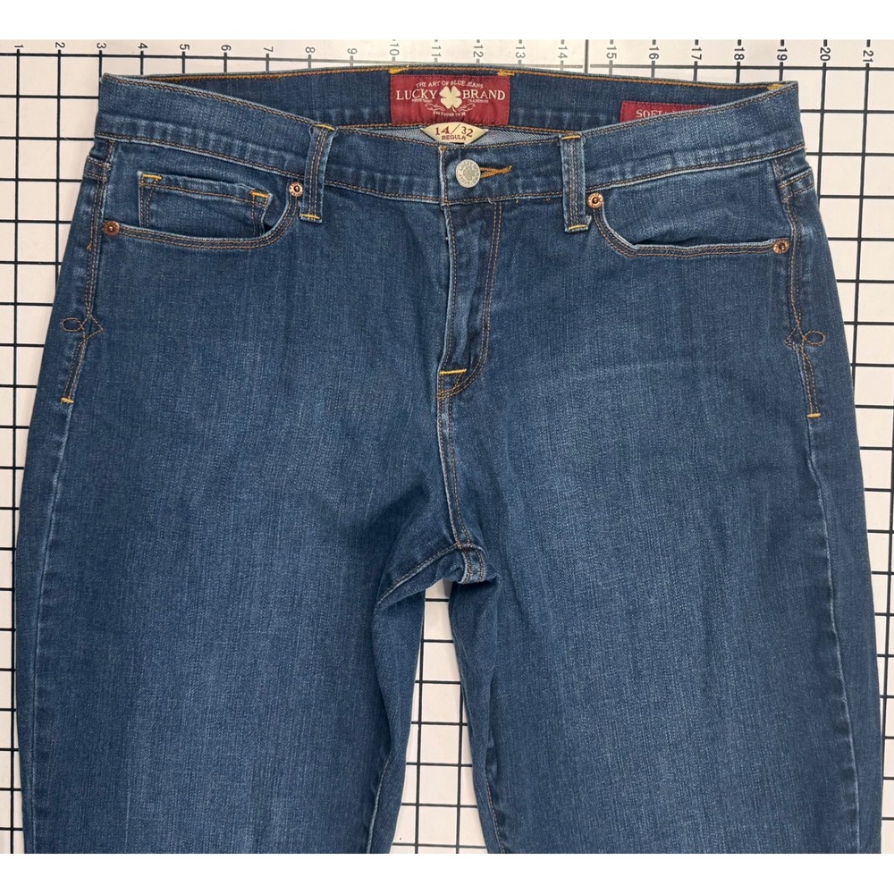 Lucky Brand Sofia Boot Jeans Women's 14/32 Medium Wash